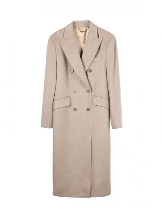 Obrázek produktu GOBI Cashmere Přechodný kabát 'Double-Breasted Long Coat' šedobéžová