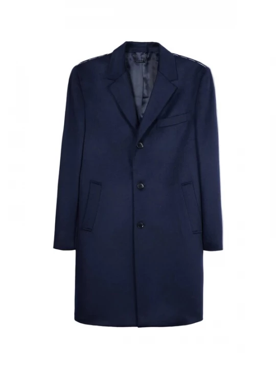 Obrázek produktu GOBI Cashmere Přechodný kabát 'Men’s Cashmere Coat with Notched Lapels' námořnická modř