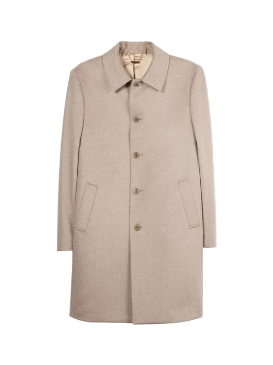 Obrázek produktu GOBI Cashmere Přechodný kabát 'Men’s Single-Breasted Cashmere Coat' šedobéžová