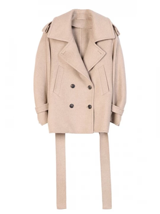 Obrázek produktu GOBI Cashmere Přechodný kabát 'Trench-Style Cashmere Peacoat' béžová