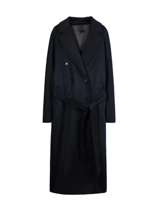 Obrázek produktu GOBI Cashmere Přechodný kabát 'Women’s Double-Breasted Cashmere Coat' černá