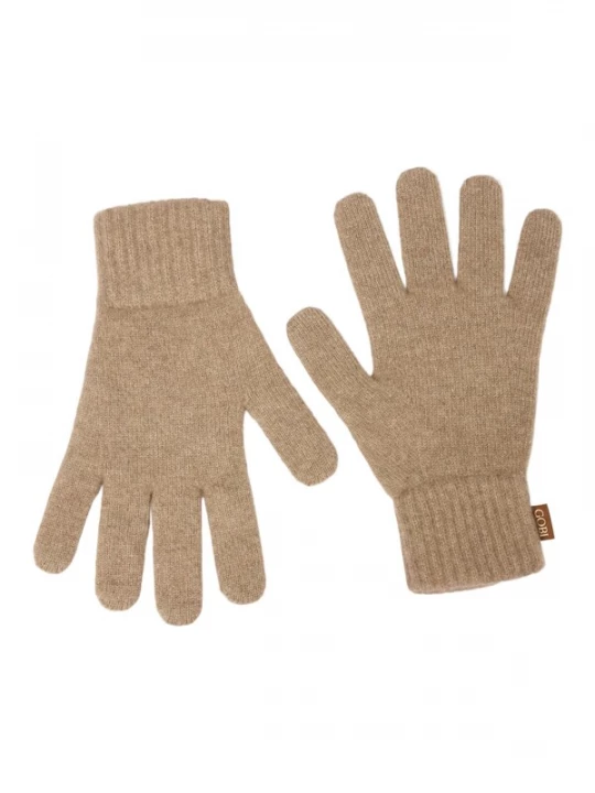 Obrázek produktu GOBI Cashmere Prstové rukavice 'Essential Knit Cashmere Gloves' šedobéžová
