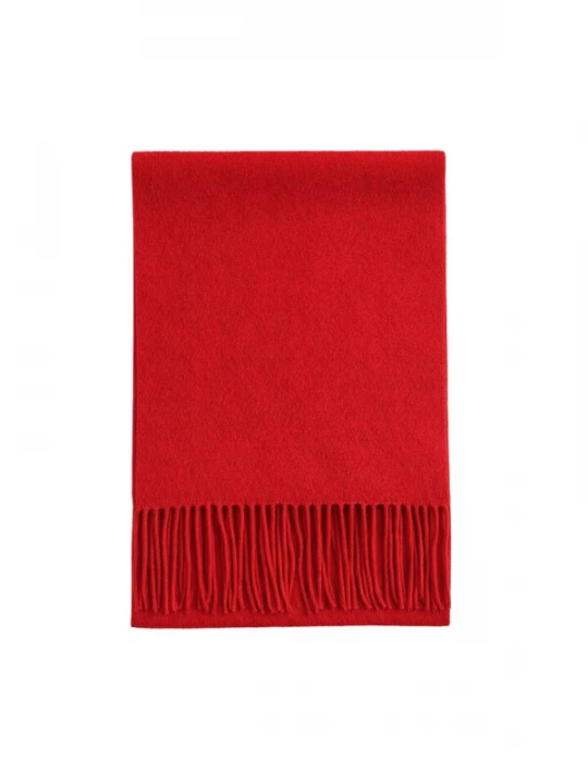 Obrázek produktu GOBI Cashmere Šála 'Unisex Cashmere Fringed Scarf' červená