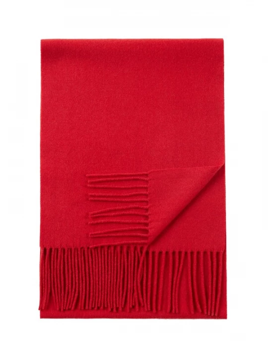 Obrázek produktu GOBI Cashmere Šála 'Unisex Cashmere Fringed Scarf' jasně červená
