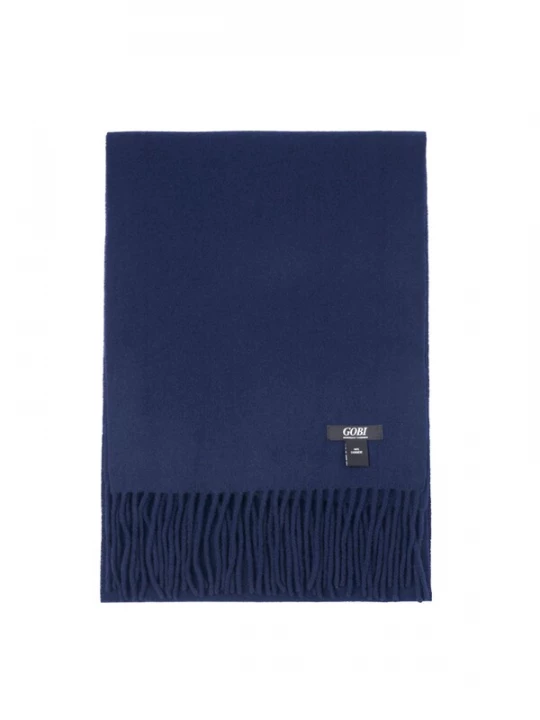 Obrázek produktu GOBI Cashmere Šála 'Unisex Cashmere Fringed Scarf' námořnická modř