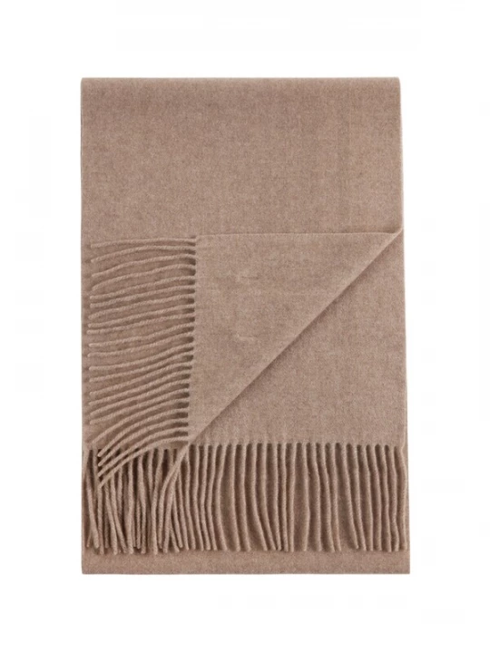 Obrázek produktu GOBI Cashmere Šála 'Unisex Cashmere Fringed Scarf' šedobéžová