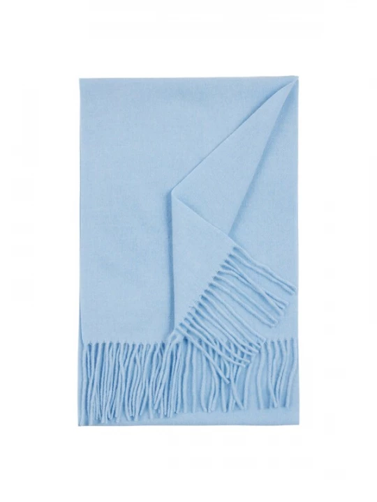 Obrázek produktu GOBI Cashmere Šála 'Unisex Cashmere Fringed Scarf' světlemodrá
