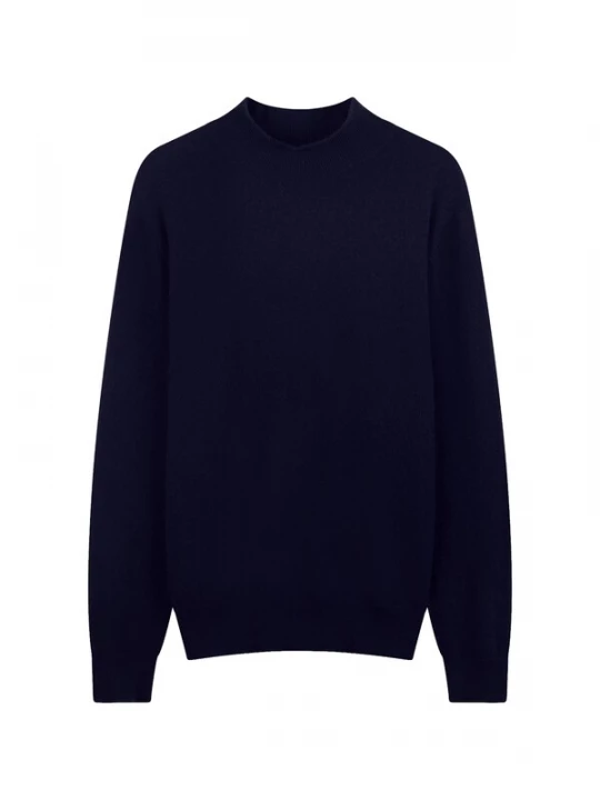 Obrázek produktu GOBI Cashmere Svetr 'Men' Timeless Mock Neck Cashmere Sweater' námořnická modř