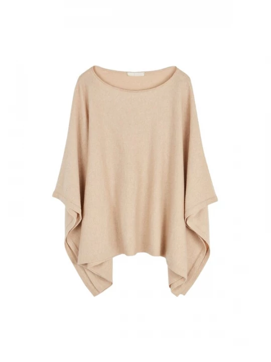 Obrázek produktu GOBI Cashmere Svetr 'Women's Boat-Neck Cashmere Poncho' béžová