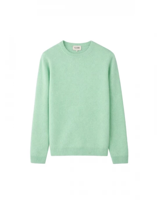 Obrázek produktu GOBI Cashmere Svetr 'Women's Essential Cashmere Crewneck Sweater' světle zelená