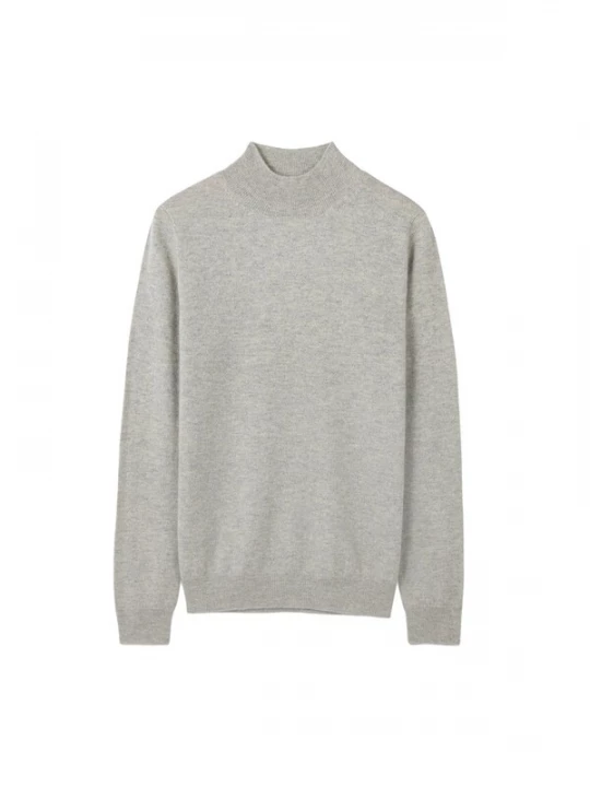 Obrázek produktu GOBI Cashmere Svetr 'Women's Essential Cashmere Mock Neck Sweater' kouřově šedá