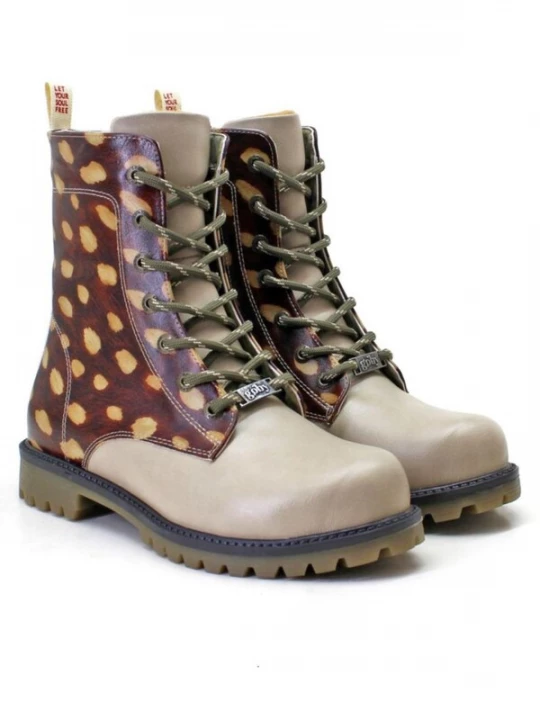 Obrázek produktu Goby Šněrovací boty 'Ankle Boots Goby MAT187' béžová