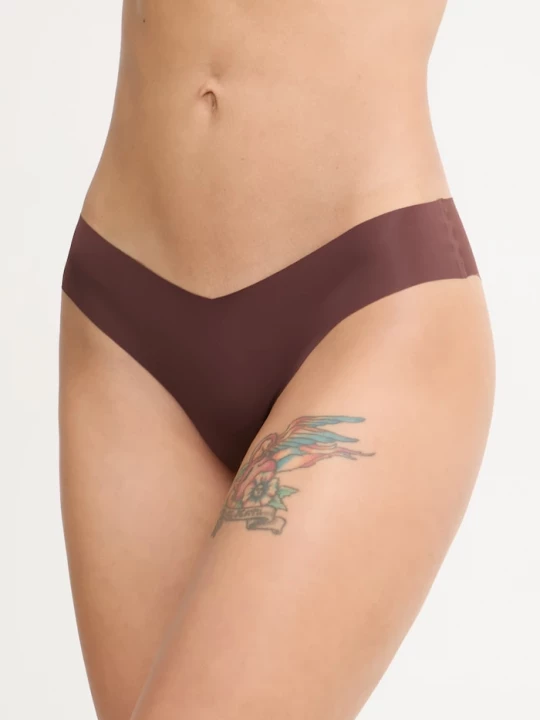 Obrázek produktu GOD SAVE QUEENS brazilky dámské SECOND SKIN PANTY CHEEKY hnědá
