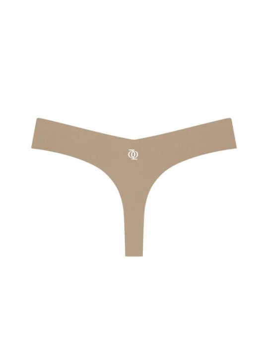 Obrázek produktu GOD SAVE QUEENS Kalhotky 'Second Skin Thong' světle hnědá