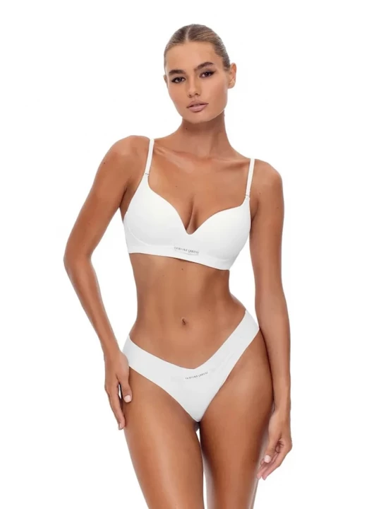 Obrázek produktu GOD SAVE QUEENS Podprsenka GOD SAVE QUEENS SECOND SKIN BRA WIRE-FREE bílá