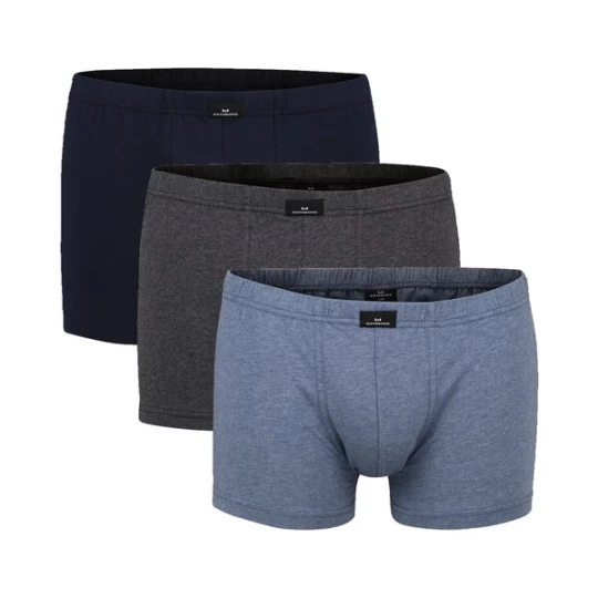 Obrázek produktu Götzburg Boxerky  modrá / tmavě šedá / černá