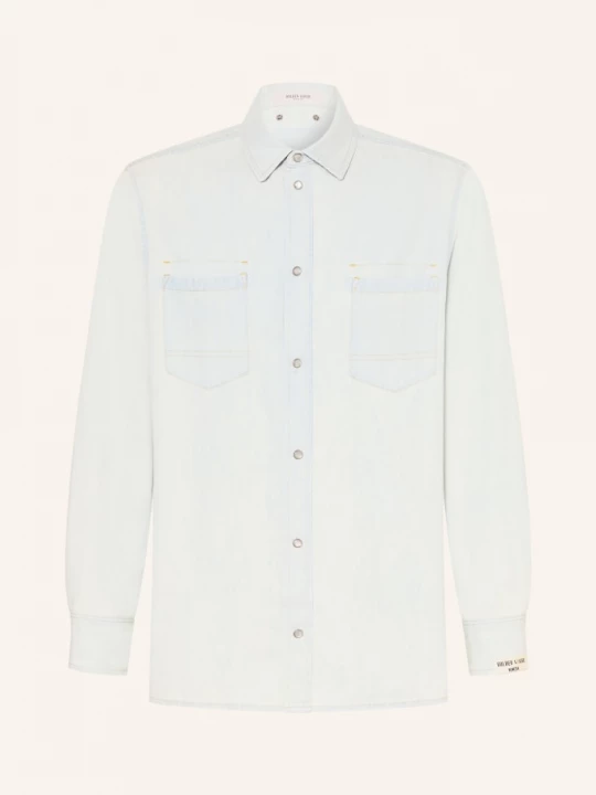 Obrázek produktu Golden Goose Džínová Košile Journey, Oversized Střih tmavě modrá