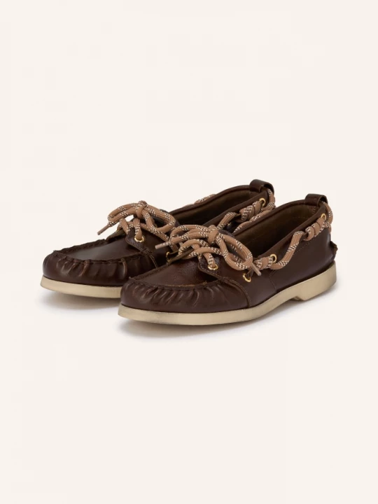 Obrázek produktu Golden Goose Lodní Boty tmavě hnědá / béžová