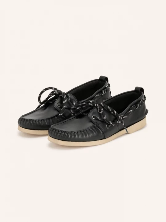 Obrázek produktu Golden Goose Lodní Mokasíny Baby Bill černá / stříbrná
