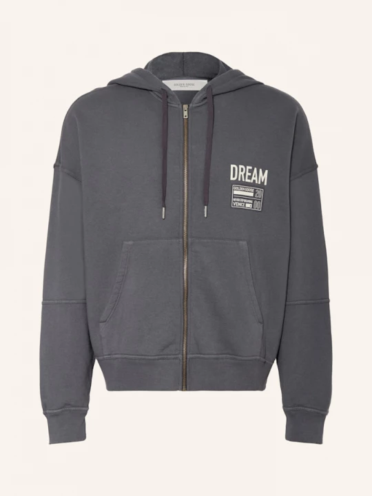 Obrázek produktu Golden Goose Mikinová Bunda Journey tmavě šedá