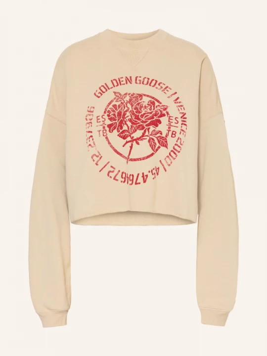 Obrázek produktu Golden Goose Mikiny béžová / červená