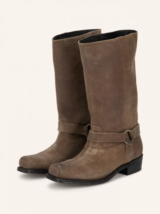 Obrázek produktu Golden Goose Motorkářské Kozačky černošedá