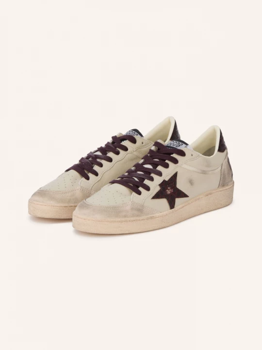 Obrázek produktu Golden Goose Sneakersy Ball Star béžová / šedá / tmavě červená