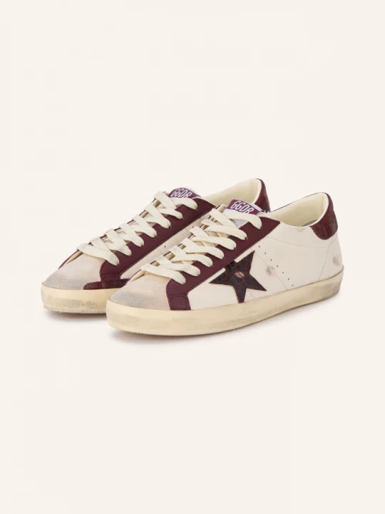 Obrázek produktu Golden Goose Sneakersy Super-Star béžová / tmavě červená