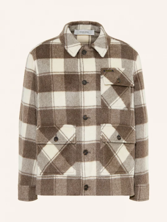Obrázek produktu Golden Goose Svrchní Košile Journey krémová / černošedá