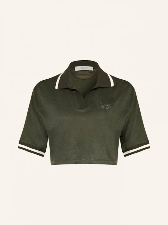 Obrázek produktu Golden Goose Žerzejová Polokošile tmavě zelená