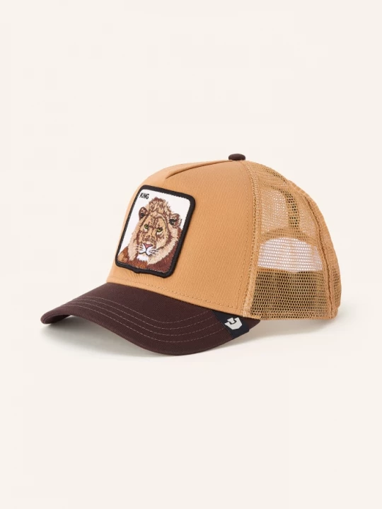 Obrázek produktu Goorin Bros. Kšiltovka King Trucker koňaková / tmavě hnědá / bílá
