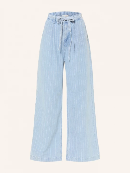 Obrázek produktu Grace & Mila Džíny S Širokými Nohavicemi Pompon striped_blue