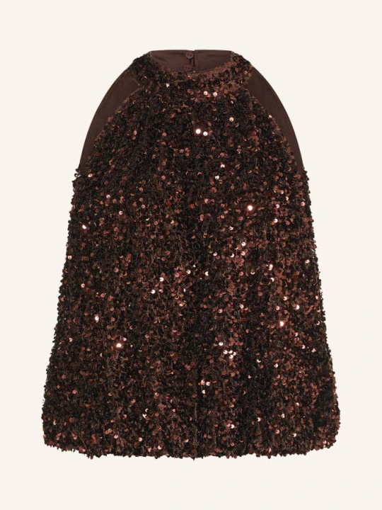 Obrázek produktu Grace & Mila Halenka Becky S Flitry tmavě hnědá
