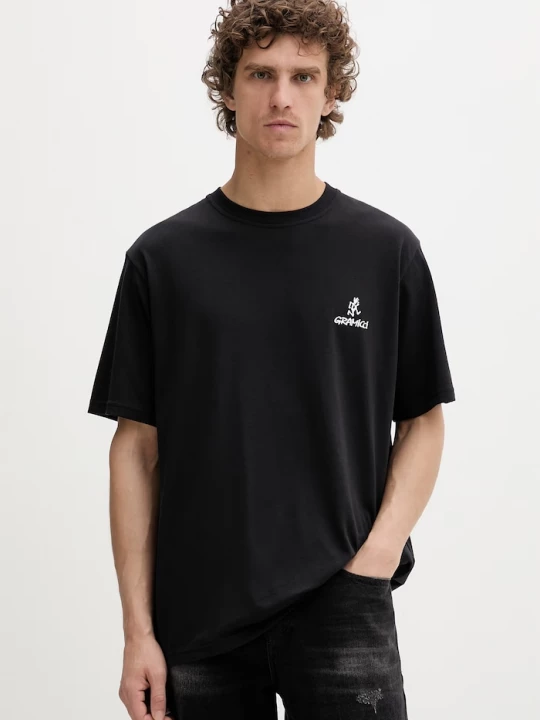 Obrázek produktu Gramicci tričko pánské s bavlnou One Point Logo Tee černá