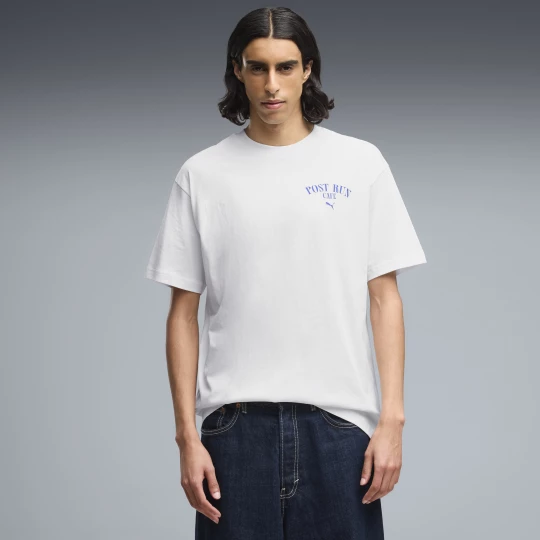 Obrázek produktu Graphic PUMA Cafe Relaxed Tee Men, Clothing, White