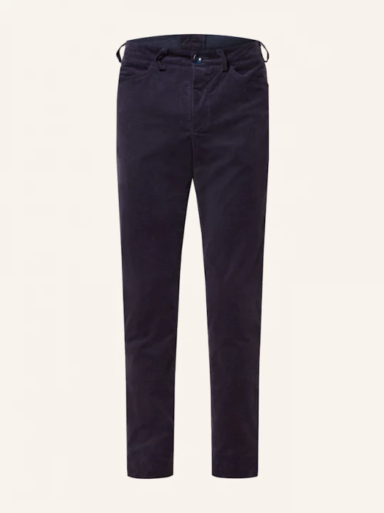 Obrázek produktu Grasegger Klasické Kalhoty Turin Slim Fit Z Manšestru modrá