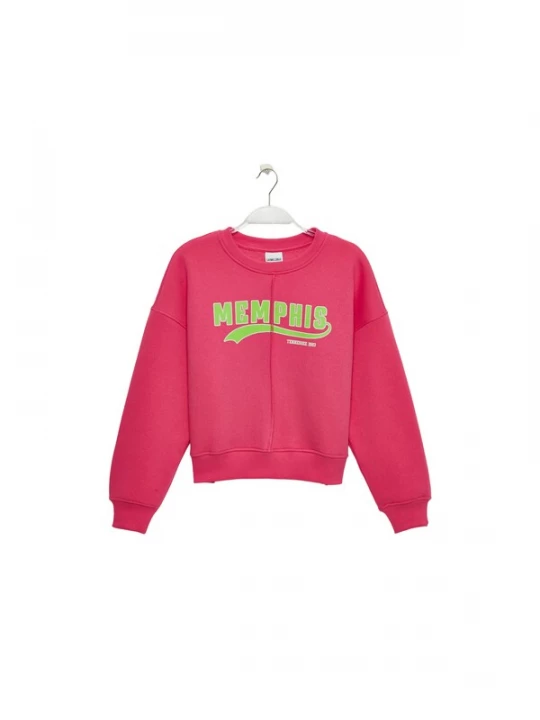 Obrázek produktu Grimelange Mikina světle zelená / pink / bílá
