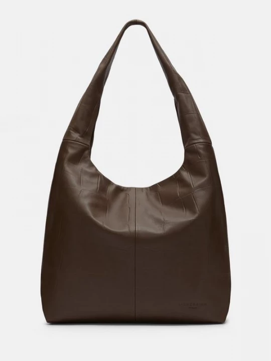 Obrázek produktu Große Hobo-Bag mit Kroko-Prägung Liebeskind hnědá
