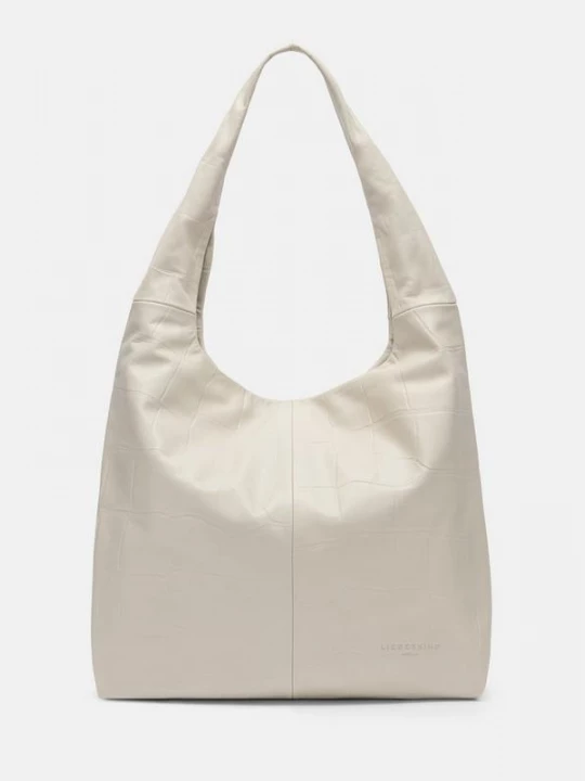 Obrázek produktu Große Hobo-Bag mit Kroko-Prägung Liebeskind krémová