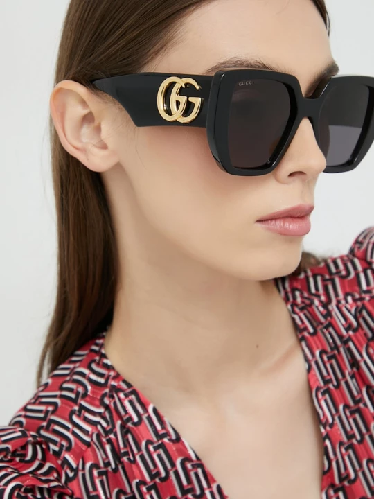 Obrázek produktu Gucci hranaté sluneční brýle dámské černá