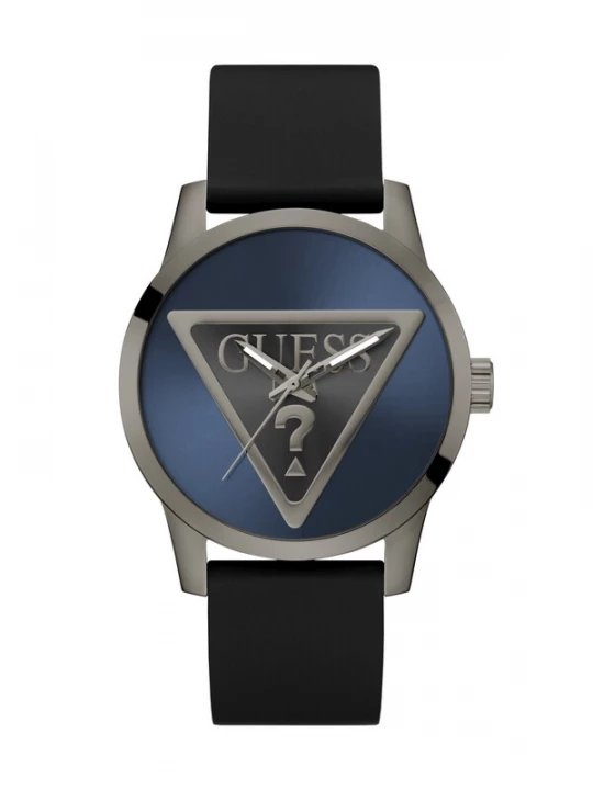 Obrázek produktu GUESS Analogové hodinky 'Badge'  modrá / černá / stříbrná