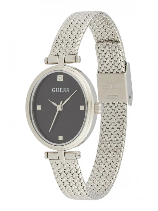 Obrázek produktu GUESS Analogové hodinky černá / stříbrná