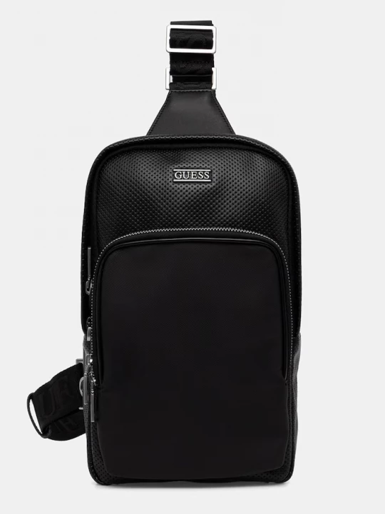 Obrázek produktu Guess batoh pánský z imitace kůže BOSTON černá