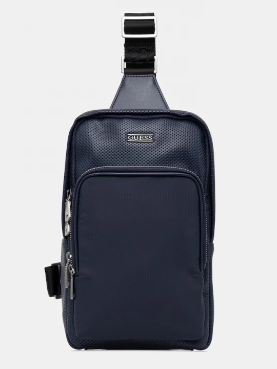 Obrázek produktu Guess batoh pánský z imitace kůže BOSTON námořnická modř