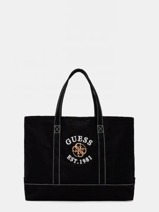 Obrázek produktu Guess Bavlněná kabelka Guess černá