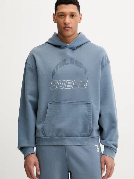 Obrázek produktu Guess Bavlněná mikina NAWAT modrá