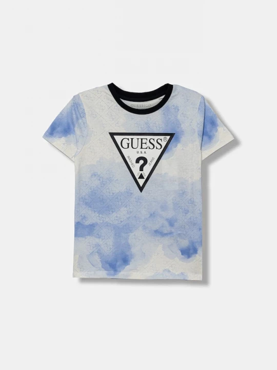 Obrázek produktu Guess Bavlněné tričko modrá