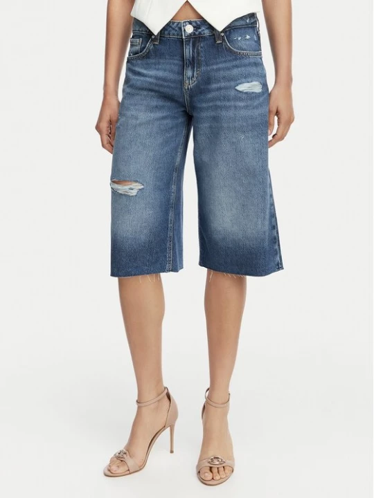 Obrázek produktu Guess Bermudy W6GD91 D0695 Tmavomodrá Baggy Fit