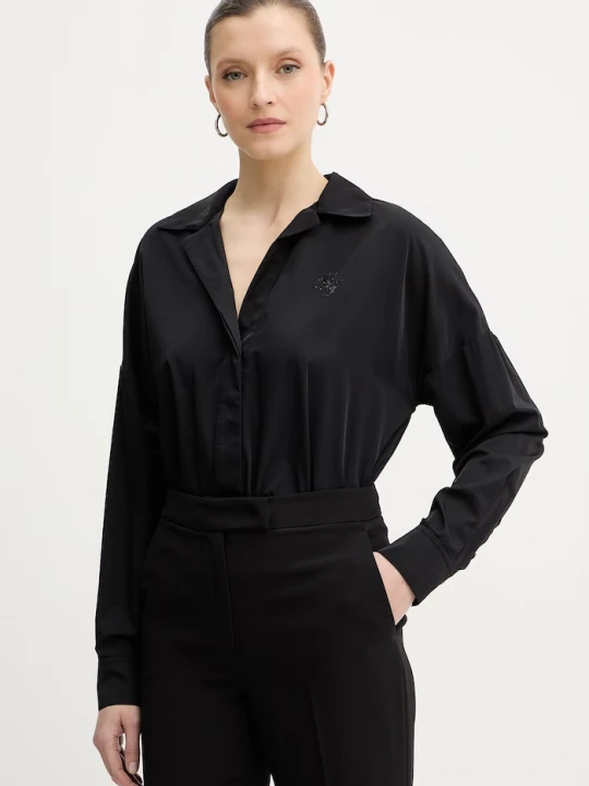 Obrázek produktu Guess Body s příměsí hedvábí Guess CARMELA černá