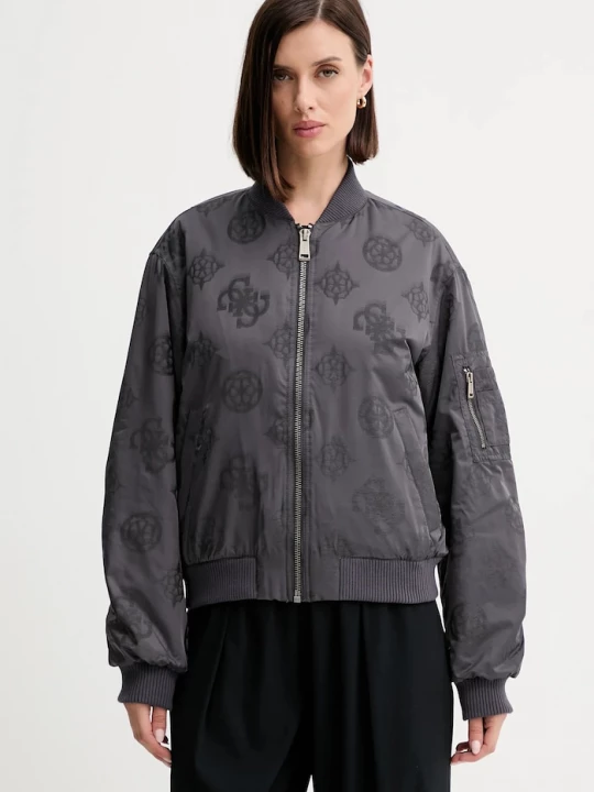 Obrázek produktu Guess Bomber bunda Guess PHILOMENE fialová